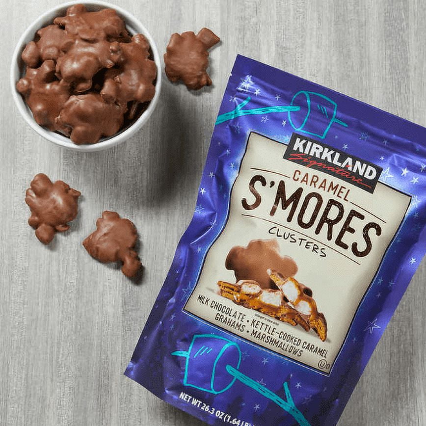 2 Pack | Kirkland Signature Caramel S’mores Clusters, 26.3 oz