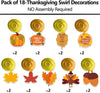 Dazonge Thanksgiving Decorations 40PCS, Pre-Assembled Thanksgiving Banner, Hanging Swirls, Fall Leaves Garland and Honeycomb Pumpkins for Thanksgiving Decor, Fall Decor, Thanksgiving Decorations for Home