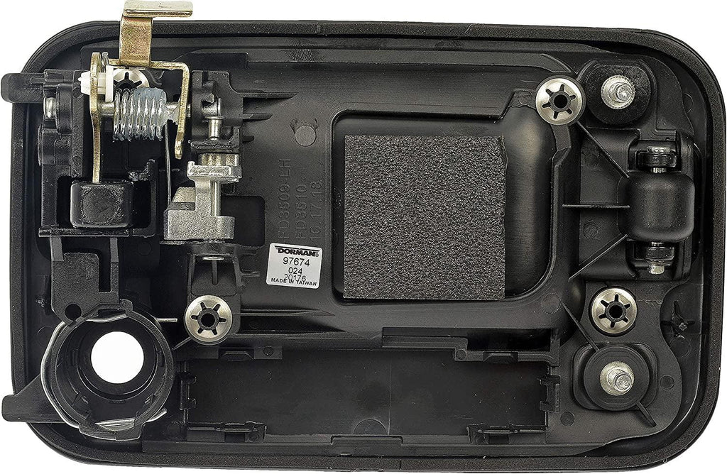 Dorman 97674 Front Driver Side Exterior Door Handle Compatible with Select Ford/Lincoln Models, Black