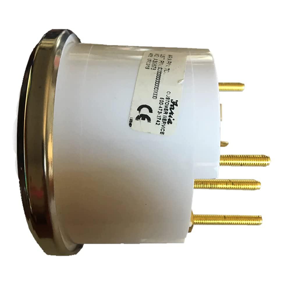 Newport SS 4 Inch Tach with Hourmeter (6000 RPM) Gas- - 45004