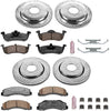 K5577-36 Front and Rear Z36 Truck & Tow Brake Kit, Carbon Fiber Ceramic Brake Pads and Drilled/Slotted Brake Rotors