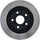 Gold 18A2537 Black Hat Rear Disc Brake Rotor