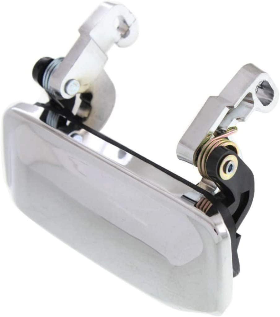 for Mazda B3000 Exterior Door Handle Front, Driver or Passenger Side Chrome (2001-2008) | Trim: SE/DS | MA1310118 | 1F7058420