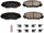 (Z23-1211) Z23 Evolution Sport Brake Pads, Front