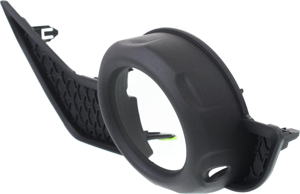 Front Fog Lamp Molding Compatible with 2014-2020 Toyota 4Runner Set of 2 Passenger and Driver Side Textured Black