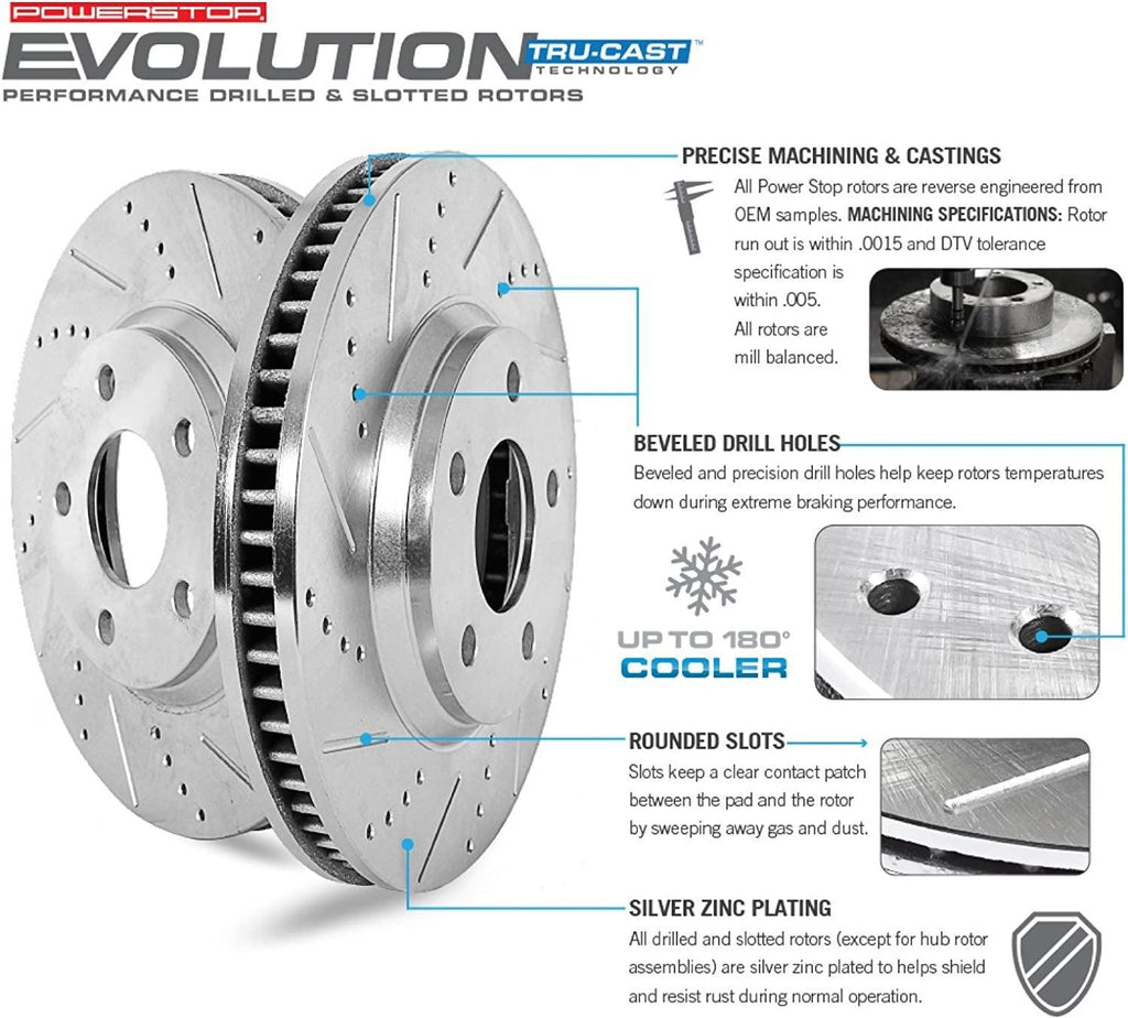 (KC2068) Z23 Evolution Sport Brake Kit with Calipers, Front and Rear