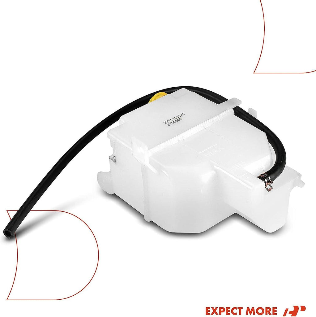 A-Premium Engine Coolant Overflow Recovery Reservoir Tank [With Cap & Tubing] Compatible with Infiniti I30 2000-2001, I35 2002-2004 & Nissan Maxima 2000 2001 2002 2003, Replace# 217102Y000