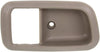 Door Handle Trim Set Compatible with 2000-2006 Toyota Tundra Beige Front, Driver and Passenger Side