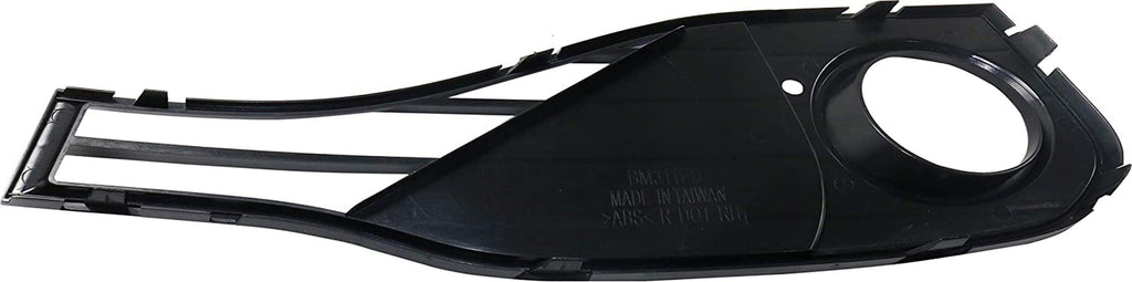 Front Fog Lamp Molding Compatible with 2014-2016 BMW 428I, BMW 428I Xdrive, BMW 435I, BMW 435I Xdrive, Fits 2015-2016 BMW 428I Gran Coupe Passenger Side Textured Black Standard