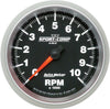 3697 Sport-Comp II 3-3/8" 10000 RPM In-Dash Tachometer