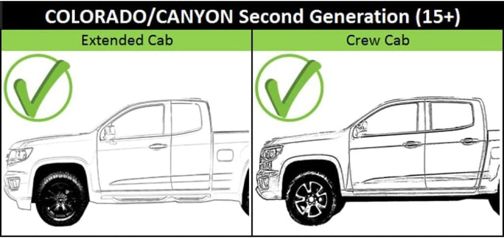 for Chevy Colorado Exterior Door Handle Front Passenger Side Smooth Black 2015 2016 | Trim:All Submodels