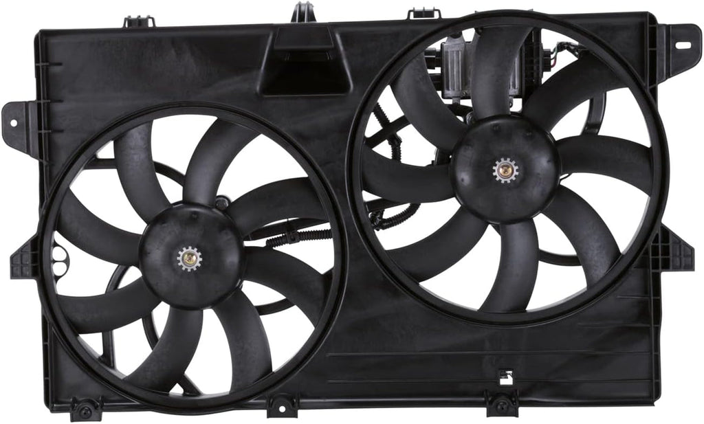 622040 Cooling Fan Assembly Compatible with 2010-2014 Ford Edge, Black