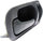 for Honda CR-V Interior Door Handle Rear, Driver Side Gray (1997-2001) | with Door Lock Hole | Trim: LX/EX/SE | HO1552105 | 72664S10000ZA
