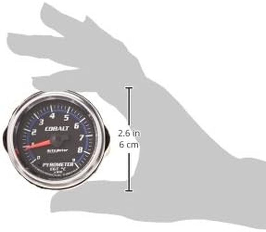 6144-M Cobalt 2-1/16" 0-900 Degree C Full Sweep Electric Pyrometer E.G.T. (Exhaust Gas Temperature) Gauge