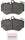 Brembo Front Disc Brake Pad Set for R8, RS5, Cayenne (P65016N)