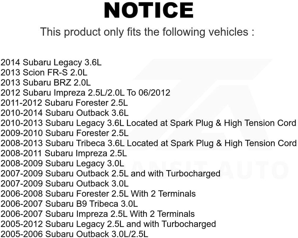 Mpulse Engine Coolant Temperature Sensor SEN-2CTS0056 for Subaru Outback Forester Impreza Legacy Tribeca B9 Scion FR-S BRZ