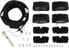 Westin 28-51003 R5 LED Light Kit Black Includes 4 End Caps with Integrated LED Lights and Wiring Harness
