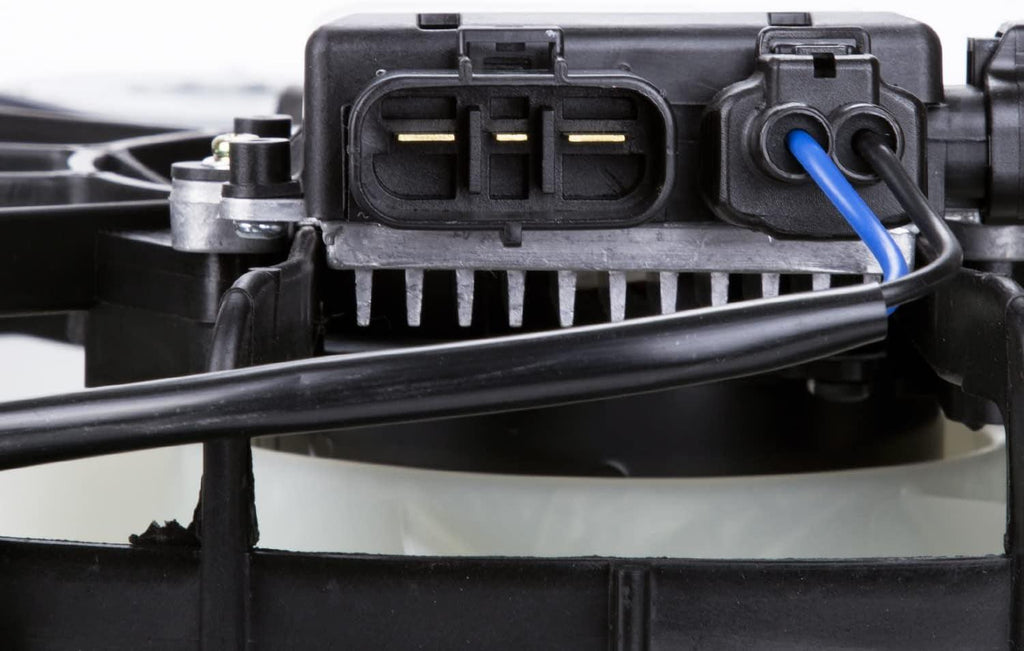 621640 Cooling Fan Assembly Compatible with 2004-2008 Mitsubishi Endeavor , Black