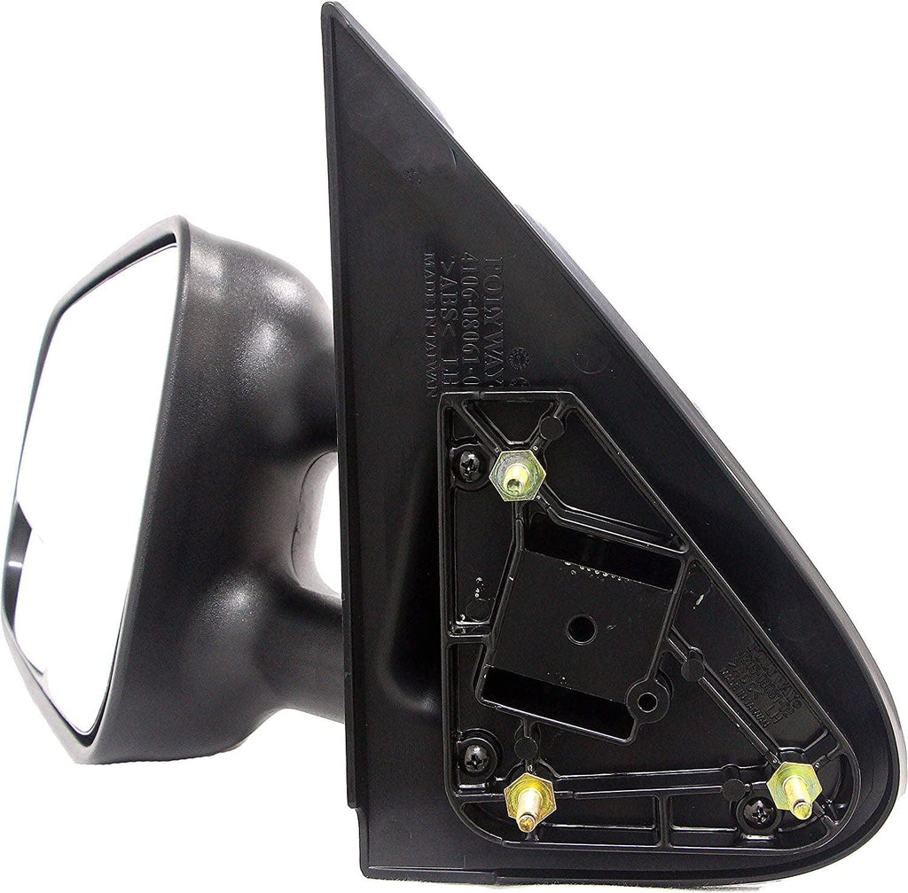 Dorman 955-074 Driver Side Manual Door Mirror - Folding Compatible with Select Cadillac / Chevrolet / GMC Models, Black