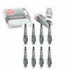 8 Pc NGK V-Power Spark Plugs Compatible with Plymouth Road Runner 6.3L 6.6L 7.2L V8 1968-1975