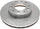 Silver 18A81766A Front Disc Brake Rotor