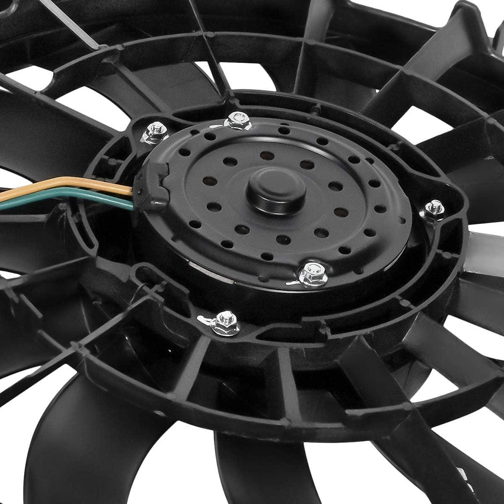 OEM-RF-0294 Factory Style Radiator Cooling Fan Assembly Cooling Efficiency Improved Direct Replacement [Compatible with 2002-2009 A4 / 2002-2009 A4 Quattro Fits 3. 0L 3. 2L Engines]