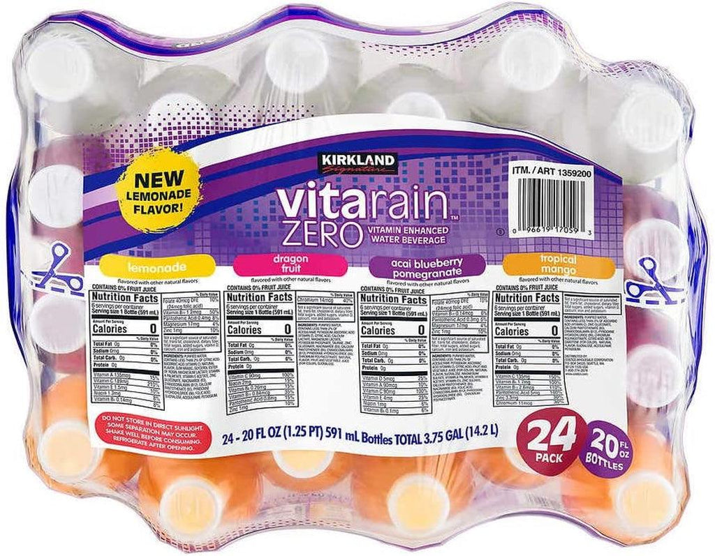 Kirkland Signature Vita Rain Zero, Variety New Flavor