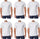Men'S Crew Neck Tee 100% Combed Heavyweight Cotton T-Shirts (Pack of 6)