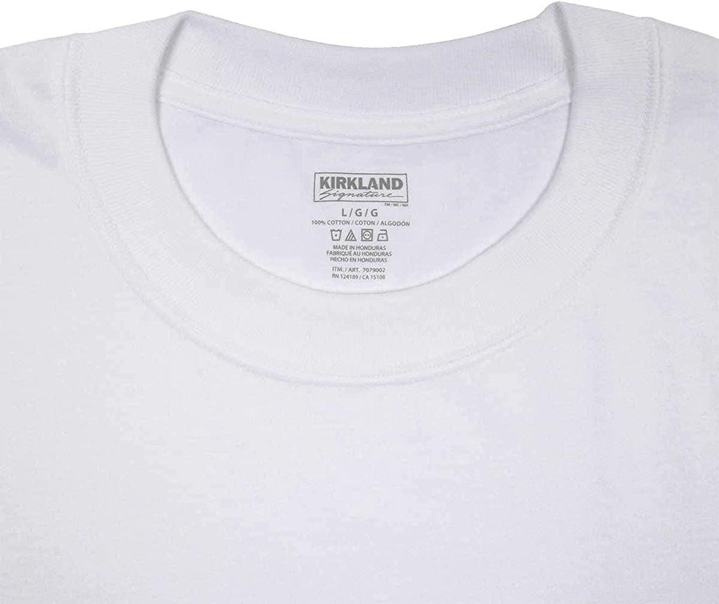 Men'S Crew Neck Tee 100% Combed Heavyweight Cotton T-Shirts (Pack of 6)