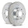 Disc Brake Rotor Set-Front Drilled, Slotted and Zinc Plated Brake Rotor Pair - greatparts