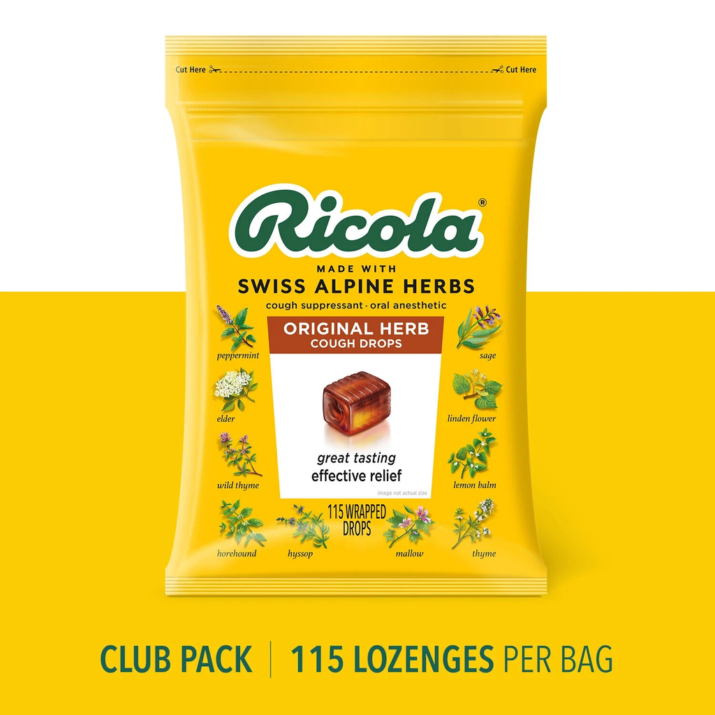 Ricola Original Natural Herb Cough Drops (115 ct./pk., 2 pk.) Great Price