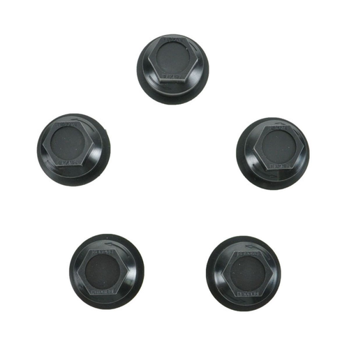 Dorman Lug Nut Cap Black Kit Set of 5 for 96-02 Chevy Astro GMC Safari Van