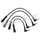 Walker Spark Plug Wire Set for Tercel, Corolla 924-1248