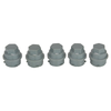 Dorman Wheel Lug Nut Caps Gray Kit for Buick Chevy Buick Pontiac Saturn
