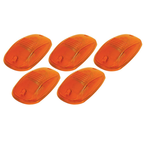 LED Amber Hi-5 Cab Roof Light Kit, 03-17 Dodge Style