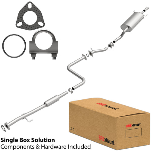 BRExhaust 1990-1993 Honda Accord L4 2.2L Direct-Fit Replacement Exhaust System