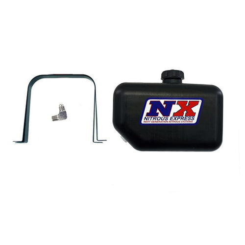 Nitrous Express Water Methanol 2.5 Gal (9.3L) Reservoir w/ fittings & brackets (13Lx9.5Hx7.5w)