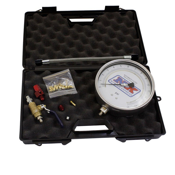 Nitrous Express MASTER FLO-CHECK PRO (6 CERTIFIED GAUGE & MOLDED CASE)