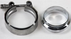 Granatelli V-Bands and Clamps - Stainless Steel Flat Flange