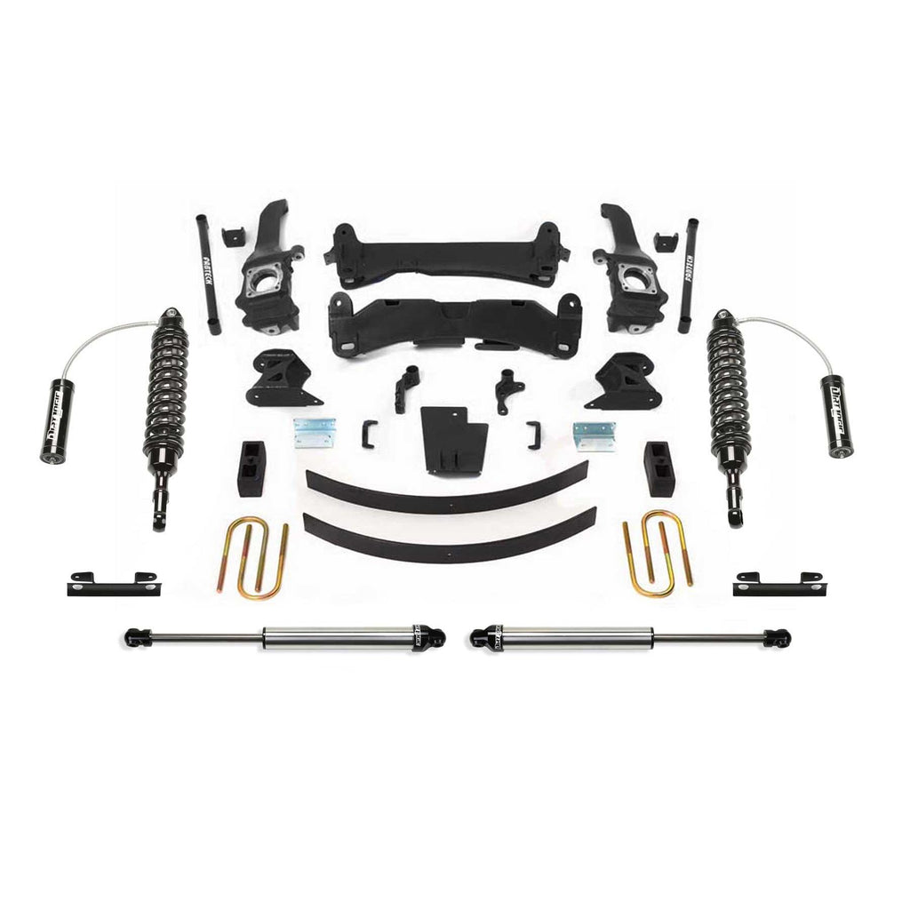 Fabtech 6" PERF SYS W/DLSS 2.5C/O RESI & RR DLSS 05-14 TOYOTA TACOMA 4WD/2WD 6 LUG MODEL