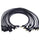 Crown Automotive - Metal Black Ignition Wire Set