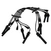 Crown Automotive - Rubber Black Ignition Wire Set