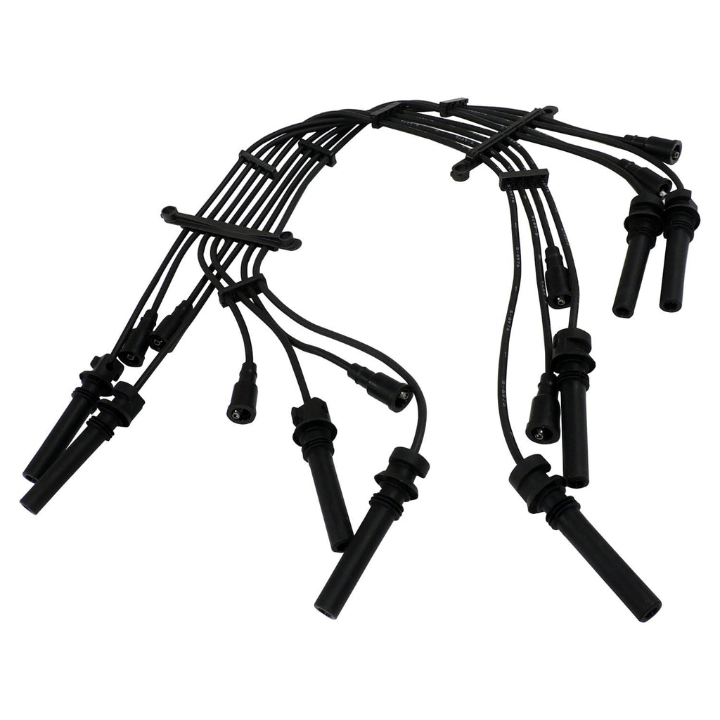 Crown Automotive - Rubber Black Ignition Wire Set