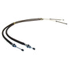 Crown Automotive - Metal Black Parking Brake Cable Set