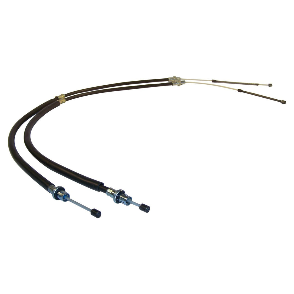 Crown Automotive - Metal Black Parking Brake Cable Set