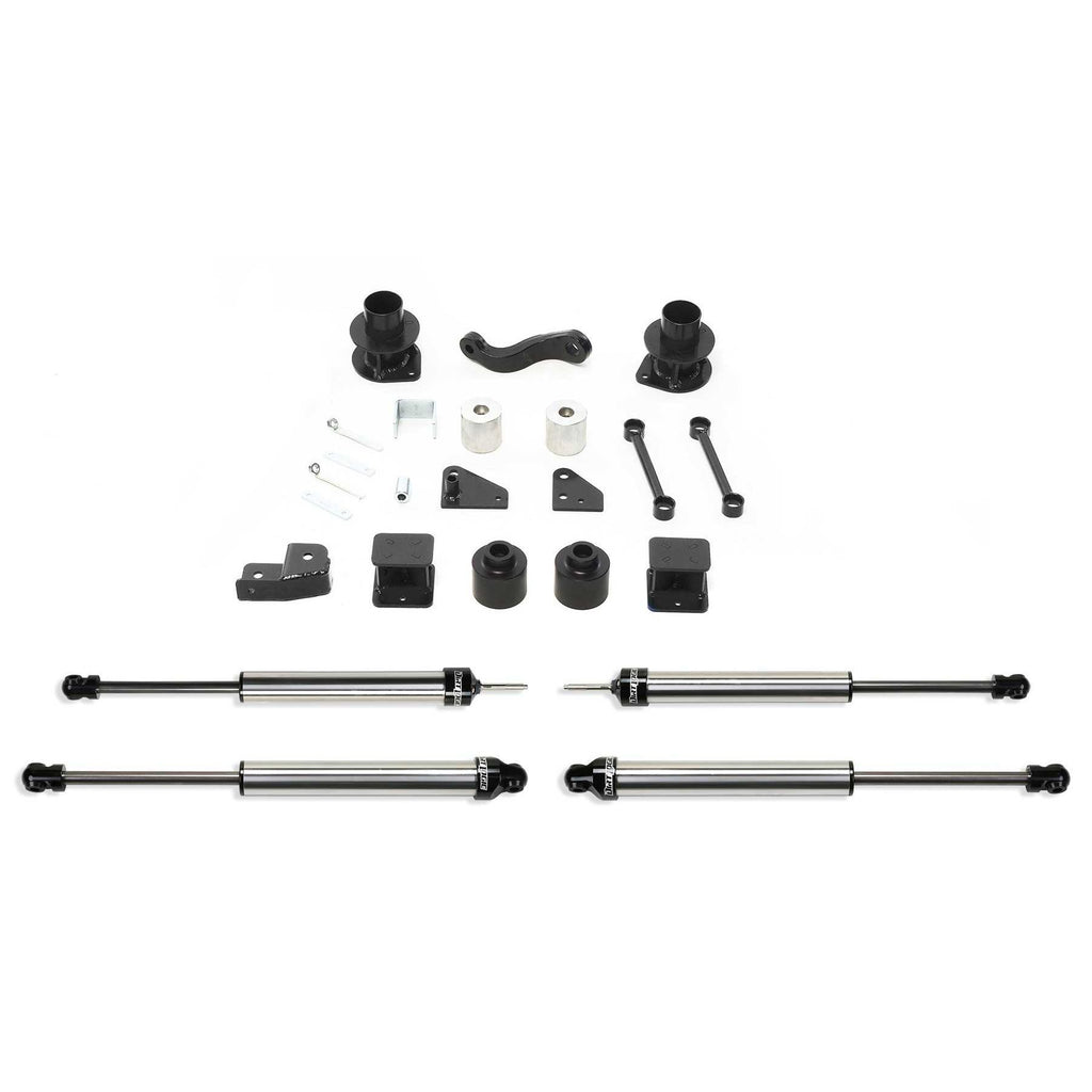 Fabtech 3" BASIC SYS W/DLSS SHKS 2007-18 JEEP JK 4WD