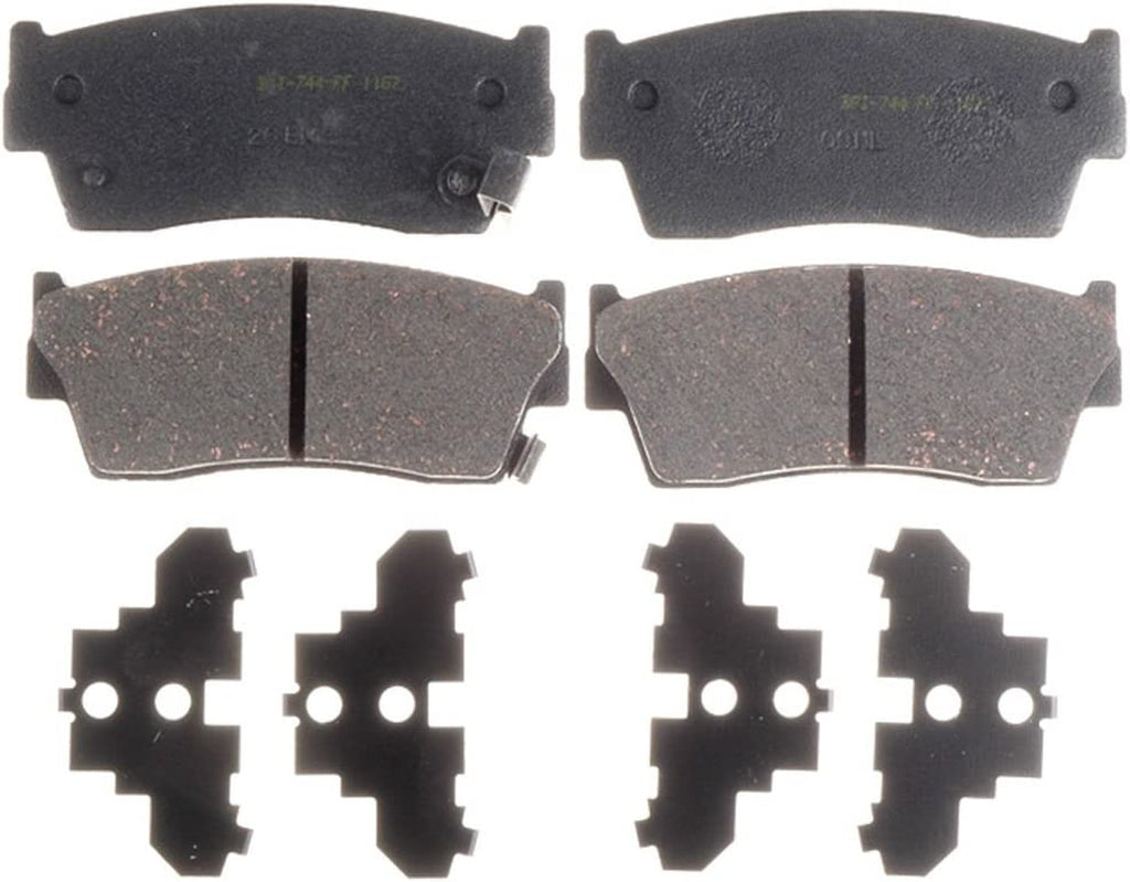 Element3 Replacement Ceramic Front Disc Brake Pads Set for Select Asuna Sunrunner, Chevrolet, Geo, GMC Tracker, Suzuki Sidekick/X90 Model Years (PGD418C)