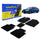 Goodyear Custom Fit Car Floor Liners for Toyota Camry 2015-2017 Black/Black 5 Pc. Set All-Weather Diamond Shape Liner Traps Dirt Liquid Rain and Dust Precision Interior Coverage - GY004042