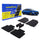 Goodyear Custom Fit Car Floor Liners for Honda Accord 2018-2021 Black/Black 5 Pc. Set All-Weather Diamond Shape Liner Traps Dirt Liquid Precision Interior Coverage - GY004216