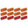 Auxiliary Running Lights, 4 Red/8 Amber 12 Light Kit